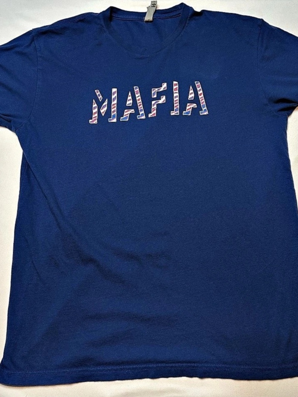 Buffalo Bills Mafia Retro 90s Fan T-Shirt Royal Blue Men's Large